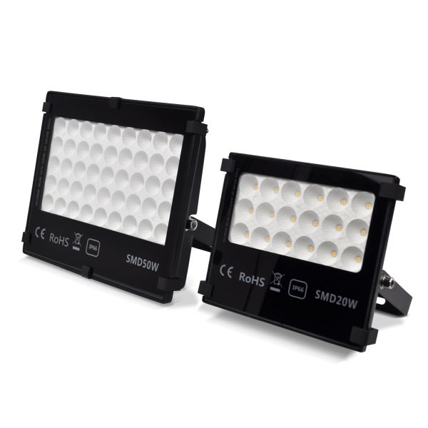 LED Strahler Set in schwarz 